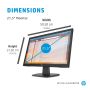 HP P22v G4 54,6 cm (21.5") 1920 x 1080 Pixels Full HD Zwart (9TT53AA#ABB) thumbnail