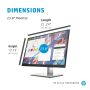HP E-Series E24 G4 60,5 cm (23.8") 1920 x 1080 Pixels Full HD LCD Zwart, Zilver (9VF99AA) thumbnail