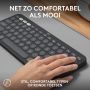 Logitech Pebble Keys 2 K380s toetsenbord RF-draadloos + Bluetooth QWERTY US International Grafiet (920-011851) thumbnail