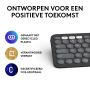 Logitech Pebble Keys 2 K380s toetsenbord RF-draadloos + Bluetooth QWERTY US International Grafiet (920-011851) thumbnail