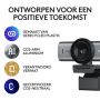 Logitech MX Brio webcam 3840 x 2160 Pixels USB 3.2 Gen 1 (3.1 Gen 1) Grafiet (960-001559) thumbnail