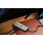 ICY BOX IB-DK4012-CPD Bedraad USB 3.2 Gen 1 (3.1 Gen 1) Type-C Antraciet, Zwart (IB-DK4012-CPD) thumbnail