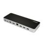 StarTech.com USB C Dock, Dual Monitor HDMI & DisplayPort 4K 30Hz, USB Type-C Laptop Docking Station, 60W Power Delivery, SD, 4 ports USB-A 3.0 Hub, GbE, Audio, Thunderbolt 3 Compatibel (DK30CHDPPDUE) thumbnail