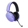 Trust GXT 491P Fayzo Gaming Headset – Bedraad + draadloos – USB-A + Bluetooth – Zwart/Paars (25305) thumbnail