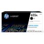 HP Originele 655A zwarte LaserJet tonercartridge (CF450A) thumbnail