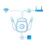 TP-Link TC65 bewakingscamera Rond IP-beveiligingscamera Buiten 2304 x 1296 Pixels Plafond/muur (TAPO TC65) thumbnail