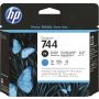 HP 744 fotozwarte/cyaan DesignJet printkop (F9J86A) thumbnail