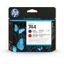 HP 744 matzwarte/chromatisch rode DesignJet printkop (F9J88A) thumbnail