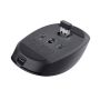Trust Ozaa Compact Draadloze Muis - Multi-device muis – Stille knoppen – RF+Bluetooth – Zwart (24819) thumbnail