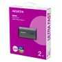 ADATA SE880 2 TB USB Type-C 3.2 Gen 2 (3.1 Gen 2) Grijs (AELI-SE880-2TCGY) thumbnail