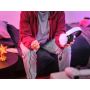 Trust GXT 489P FAYZO Headset Bedraad Hoofdband Gamen Zwart, Paars (25301) thumbnail