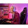 Trust GXT 489P FAYZO Headset Bedraad Hoofdband Gamen Zwart, Paars (25301) thumbnail