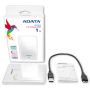 ADATA AHV620S-1TU3-CWH externe harde schijf 1 TB 2.5" Micro-USB B 3.2 Gen 1 (3.1 Gen 1) Wit (AHV620S-1TU31-CWH) thumbnail