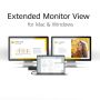ACT USB-C Docking Station 4K, voor 2 HDMI of DisplayPort monitoren, DisplayLink (AC7160) thumbnail