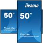 iiyama LH5060UHS-B1AG beeldkrant Digitaal A-kaart 125,7 cm (49.5") LED Wifi 500 cd/m² 4K Ultra HD Zwart Type processor Android 11 24/7 (LH5060UHS-B1AG) thumbnail