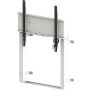 iiyama MD-WLIFT2031-W1 flat panel bureau steun 2,67 m (105") Vloer Wit (MD-WLIFT2031-W1) thumbnail