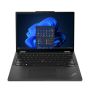Lenovo ThinkPad X13 2-in-1 Intel Core Ultra 7 155U Hybride (2-in-1) 33,8 cm (13.3") Touchscreen WUXGA 16 GB LPDDR5x-SDRAM 512 GB SSD Wi-Fi 6E (802.11ax) Windows 11 Pro Zwart (21LW0010MH) thumbnail