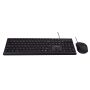 V7 CKU350US toetsenbord Inclusief muis Universeel USB QWERTY Amerikaans Engels Zwart (CKU350US) thumbnail