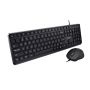 V7 CKU350US toetsenbord Inclusief muis Universeel USB QWERTY Amerikaans Engels Zwart (CKU350US) thumbnail