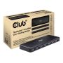 CLUB3D Thunderbolt 4 Certified 11-in-1 dockingstation voor mobiel apparaat Universeel Zwart (CSV-1582) thumbnail