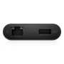 DELL DA200 Bedraad USB 3.2 Gen 1 (3.1 Gen 1) Type-C Zwart (470-ABRY) thumbnail