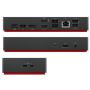 Lenovo ThinkPad Universal USB-C Bedraad USB 3.2 Gen 1 (3.1 Gen 1) Type-C Zwart (40AY0135EU) thumbnail