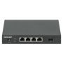Intellinet 5-poorts 2.5G multi-gigabit netwerk switch, 4x 2.5G RJ45 + 1x 10G SFP+ uplink, onbeheerde switch, desktopformaat, wandmontage mogelijk, 3 jaar garantie (562058) thumbnail