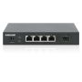 Intellinet 5-poorts 2.5G multi-gigabit netwerk switch, 4x 2.5G RJ45 + 1x 10G SFP+ uplink, onbeheerde switch, desktopformaat, wandmontage mogelijk, 3 jaar garantie (562058) thumbnail