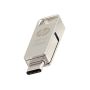HP HPFD206C-256 USB flash drive 256 GB USB Type-A / USB Type-C 3.2 Gen 2 (3.1 Gen 2) Zilver (HPFD206C-256) thumbnail
