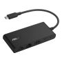 ASUS Dual 4K USB-C Dock DC201 Bedraad USB 3.2 Gen 2 (3.1 Gen 2) Type-C Zwart (90XB094N-BDS000) thumbnail
