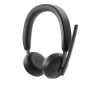 DELL WL3024 Headset Bedraad en draadloos Hoofdband Oproepen/muziek USB Type-C Bluetooth Zwart (520-BBDG) thumbnail