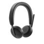 DELL WL3024 Headset Bedraad en draadloos Hoofdband Oproepen/muziek USB Type-C Bluetooth Zwart (520-BBDG) thumbnail