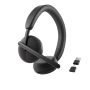 DELL WL3024 Headset Bedraad en draadloos Hoofdband Oproepen/muziek USB Type-C Bluetooth Zwart (520-BBDG) thumbnail