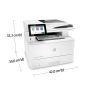 HP LaserJet Enterprise MFP M430f, Zwart-wit, Printer voor Bedrijf, Printen, kopiëren, scannen, faxen, Automatische documentinvoer voor 50 vellen; Dubbelzijdig printen; Dubbelzijdig scannen; Printen via USB-poort aan de voorzijde; Compact formaat; Energiez thumbnail