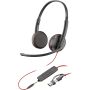 POLY Blackwire 3225 Stereo USB-C Headset + 3,5 mm plug + USB-C/A adapter (8X229AA) thumbnail