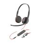 HP Poly Blackwire 3225 Stereo USB-C Headset + 3,5 mm plug + USB-C/A adapter thumbnail