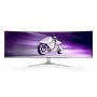 Philips Evnia 8000 49M2C8900L/00 computer monitor 124,2 cm (48.9") 5120 x 1440 Pixels Dual QHD QDOLED Wit (49M2C8900L/00) thumbnail