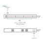 ATEN 54-poorts Layer 2+ Gigabit Ethernet Managed Switch met PoE thumbnail