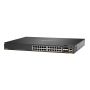 Hewlett Packard Enterprise Aruba 6300F 24-port 1GbE Class 4 PoE & 4-port SFP56 Managed L3 Gigabit Ethernet (10/100/1000) Power over Ethernet (PoE) 1U Grijs (JL666A#ABB) thumbnail
