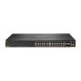 Hewlett Packard Enterprise Aruba 6300F 24-port 1GbE Class 4 PoE & 4-port SFP56 Managed L3 Gigabit Ethernet (10/100/1000) Power over Ethernet (PoE) 1U Grijs (JL666A#ABB) thumbnail