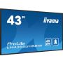 iiyama LH4365UHSB-B1 beeldkrant Kiosk-ontwerp 108 cm (42.5") LED Wifi 800 cd/m² 4K Ultra HD Zwart Type processor Android 11 24/7 (LH4365UHSB-B1) thumbnail