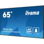 iiyama LH6565UHSB-B1 beeldkrant Kiosk-ontwerp 163,8 cm (64.5") LED Wifi 800 cd/m² 4K Ultra HD Zwart Type processor Android 11 24/7 (LH6565UHSB-B1) thumbnail
