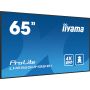iiyama LH6565UHSB-B1 beeldkrant Kiosk-ontwerp 163,8 cm (64.5") LED Wifi 800 cd/m² 4K Ultra HD Zwart Type processor Android 11 24/7 (LH6565UHSB-B1) thumbnail
