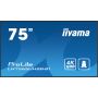 iiyama LH7565UHSB-B1 beeldkrant Kiosk-ontwerp 189,2 cm (74.5") LED Wifi 800 cd/m² 4K Ultra HD Zwart Type processor Android 11 24/7 (LH7565UHSB-B1) thumbnail