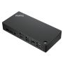 Lenovo 40B20135IT laptop dock & poortreplicator Bedraad USB 3.2 Gen 1 (3.1 Gen 1) Type-A + Type-C Zwart (40B20135IT) thumbnail