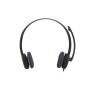 Logitech H150 Stereo Headset Bedraad Hoofdband Kantoor/callcenter Zwart (981-000587) thumbnail