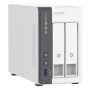 QNAP TS-216G data-opslag-server NAS Tower Cortex-A Cortex-A55 4 GB 0 TB Wit (TS-216G) thumbnail