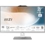MSI Modern AM272P 1M-838DE Intel Core 5 120U 68,6 cm (27") 1920 x 1080 Pixels Alles-in-één-pc 8 GB DDR5-SDRAM 512 GB SSD Windows 11 Pro Wi-Fi 6E (802.11ax) Wit (00AF8232-838) thumbnail