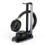 Yealink BH76 Headset Draadloos Hoofdband Oproepen/muziek USB Type-A Bluetooth Oplaadhouder Zwart (1208629) thumbnail