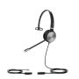 Yealink YHS36 Headset Bedraad Hoofdband Kantoor/callcenter Zwart, Zilver (1308020) thumbnail